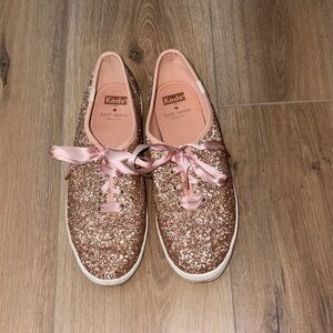 Kate Spade x Keds Collaboration tennis shoes, size 10.